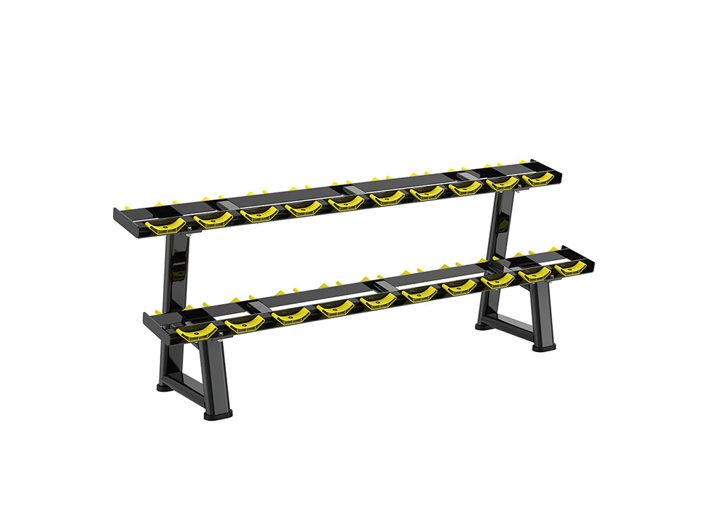 Commercial Dumbbell Rack 10-Pair - AltraBody® Triumph Series - Premier Fitness Supply