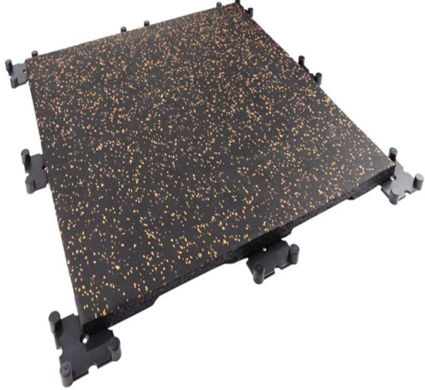 Premium-EDPM-Commercial-Rubber-Mats-With-Joining-Buckles---White-Fleck-4